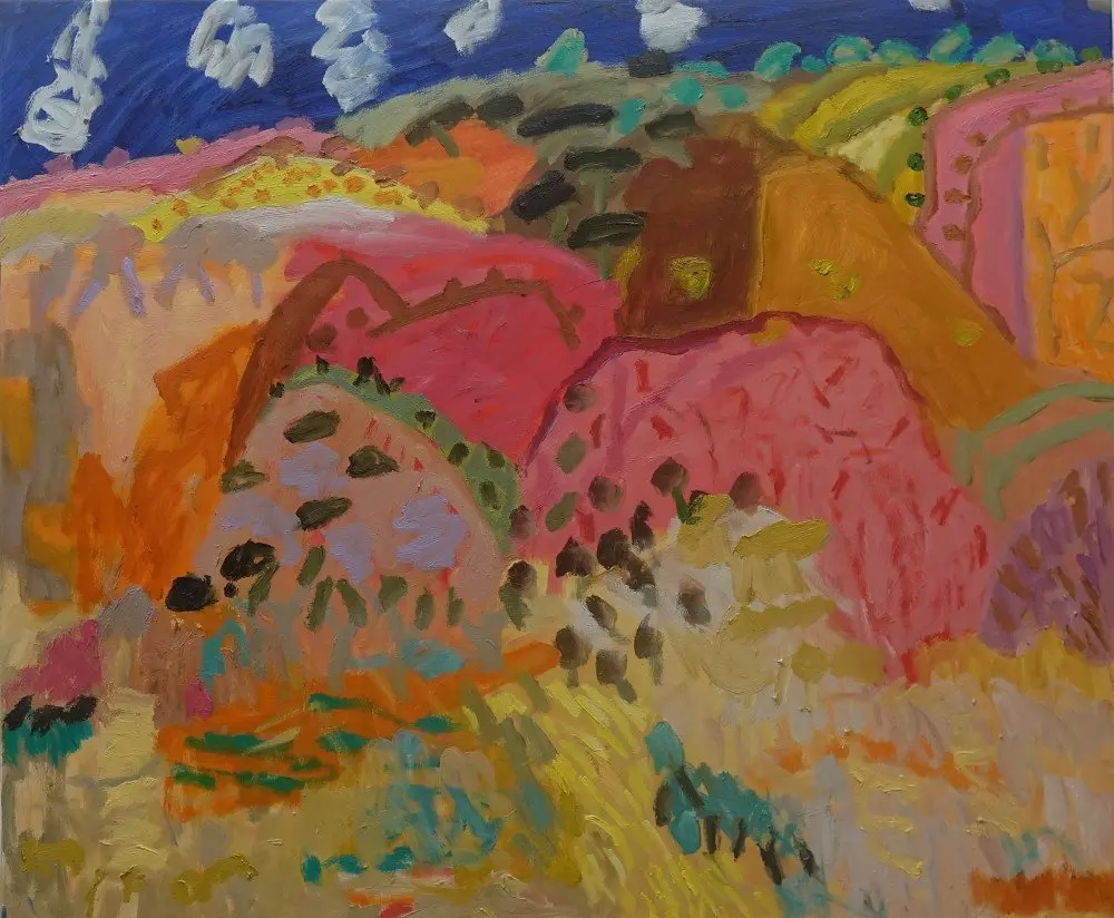 Ask aloud (Allocated RP) oil on canvas by artist Sally Stokes