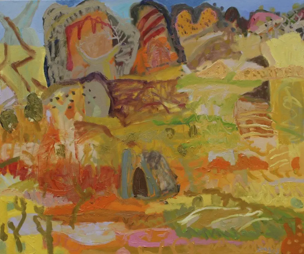 Tunnel Creek (SOLD) Oil on canvas by artist Sally Stokes
