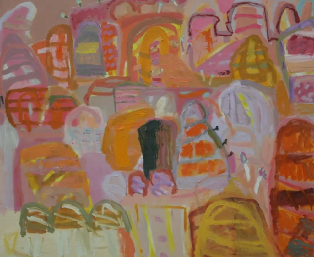 Purnululu 2 Oil on canvas by artist Sally Stokes