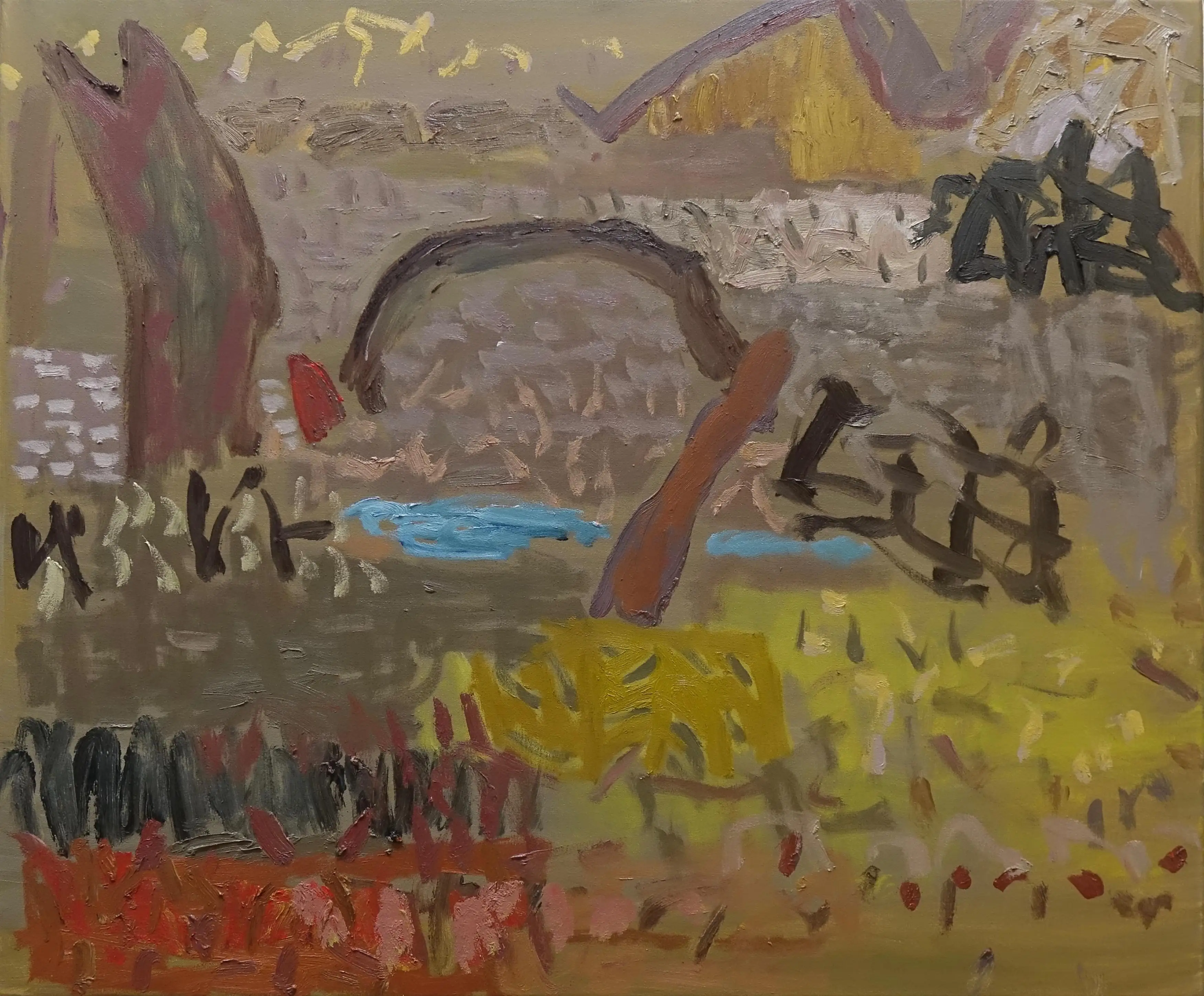 Stokes The silence oil on canvas 76x91cm