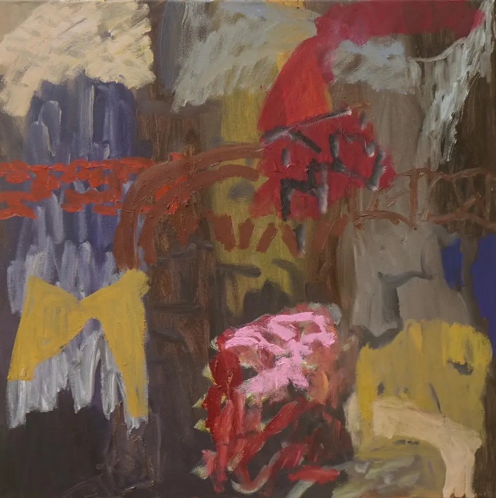 Myths of flight oil on canvas by artist Sally Stokes