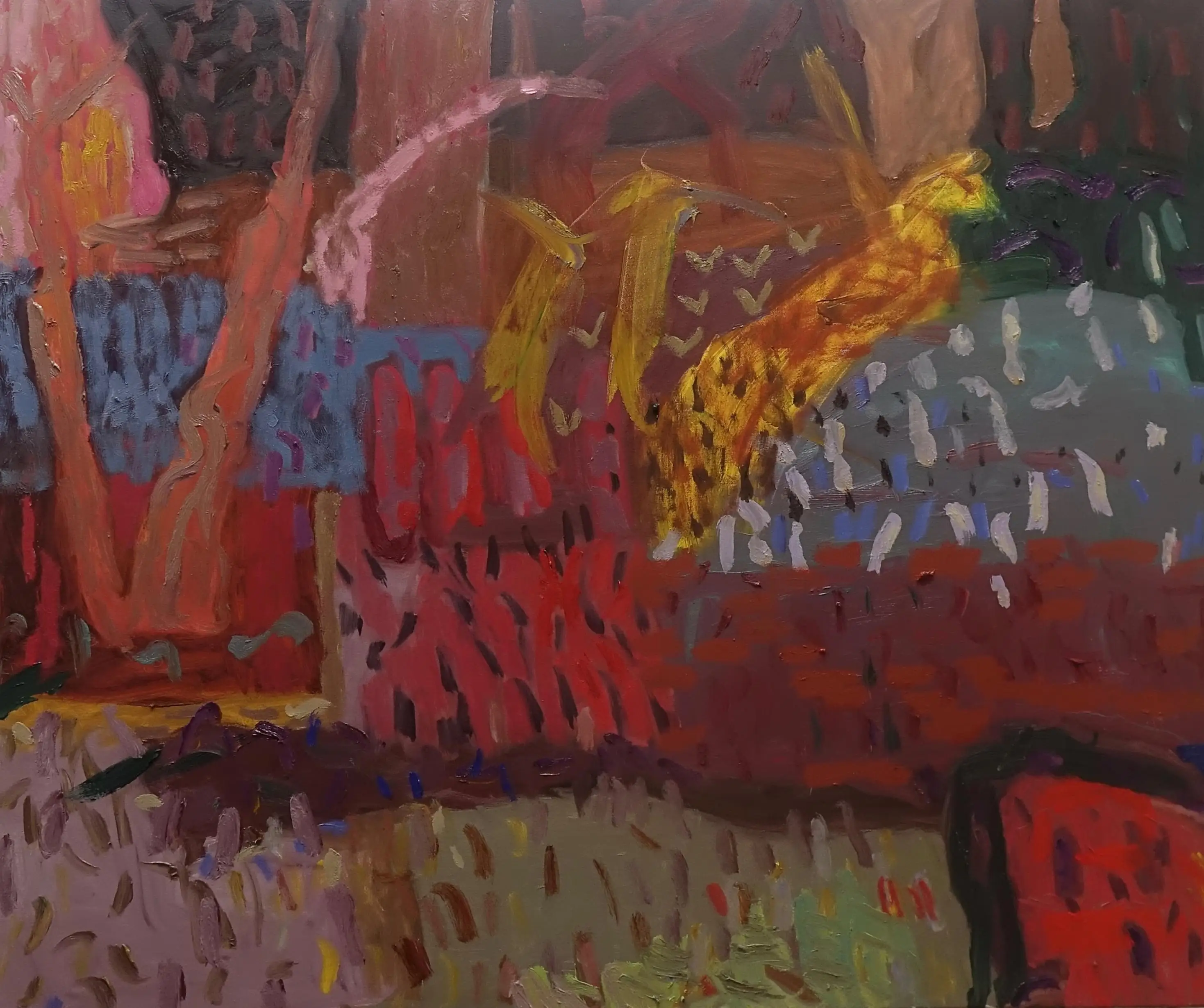 Stokes Unknowable oil on canvas 102x122cm