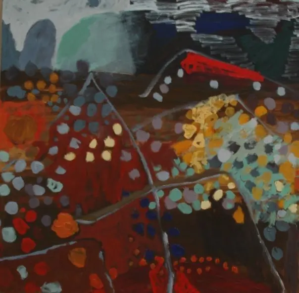 Currents (SOLD) Oil on canvas by artist Sally Stokes