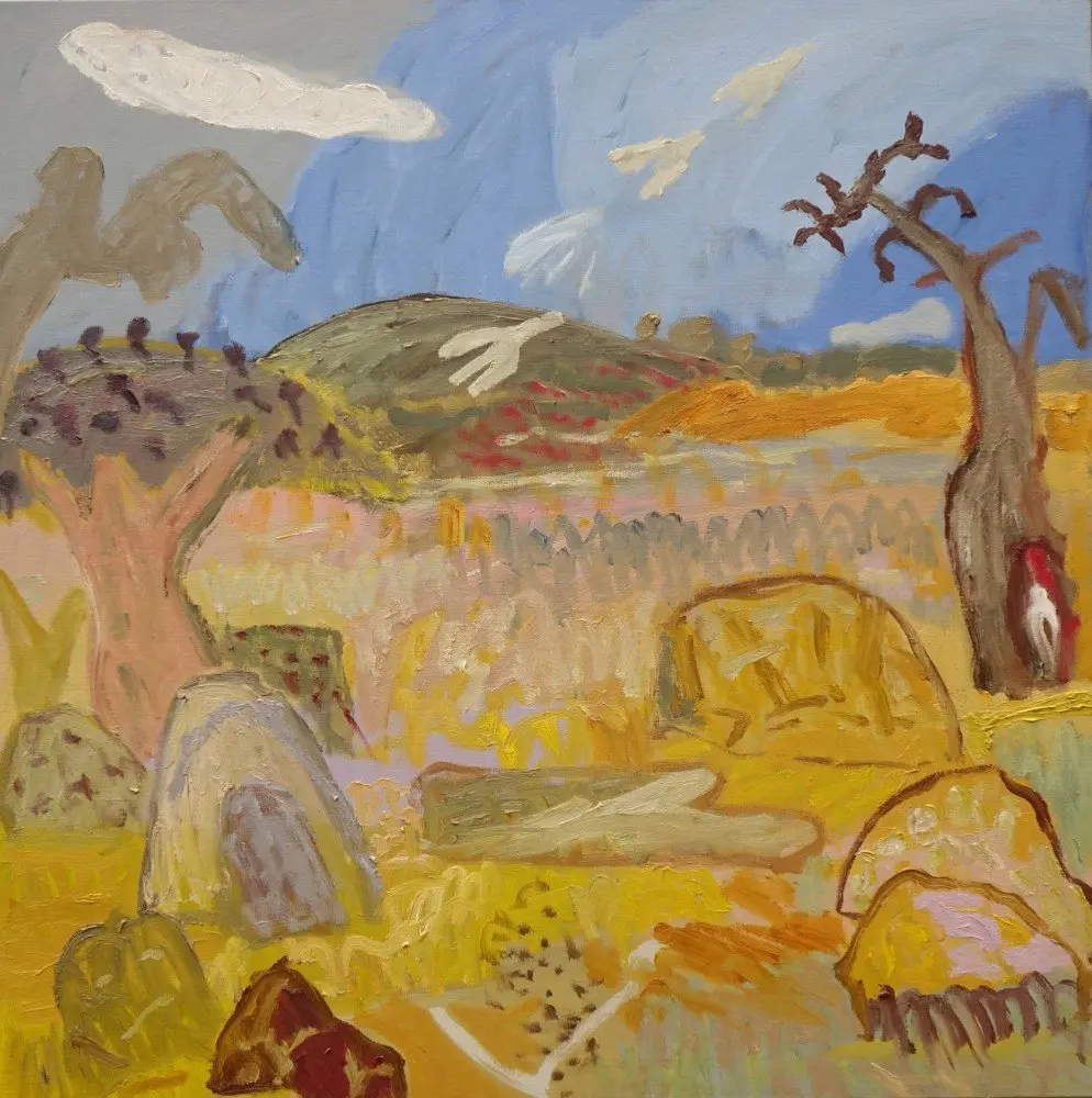 As soft as feathers (SOLD) oil on linen by artist Sally Stokes