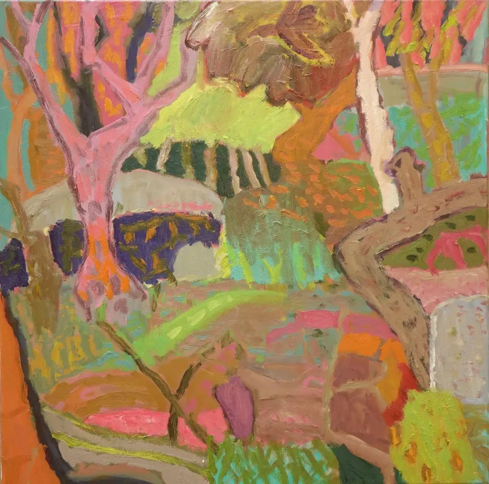 Freedom mainly (SOLD) oil on canvas by artist Sally Stokes