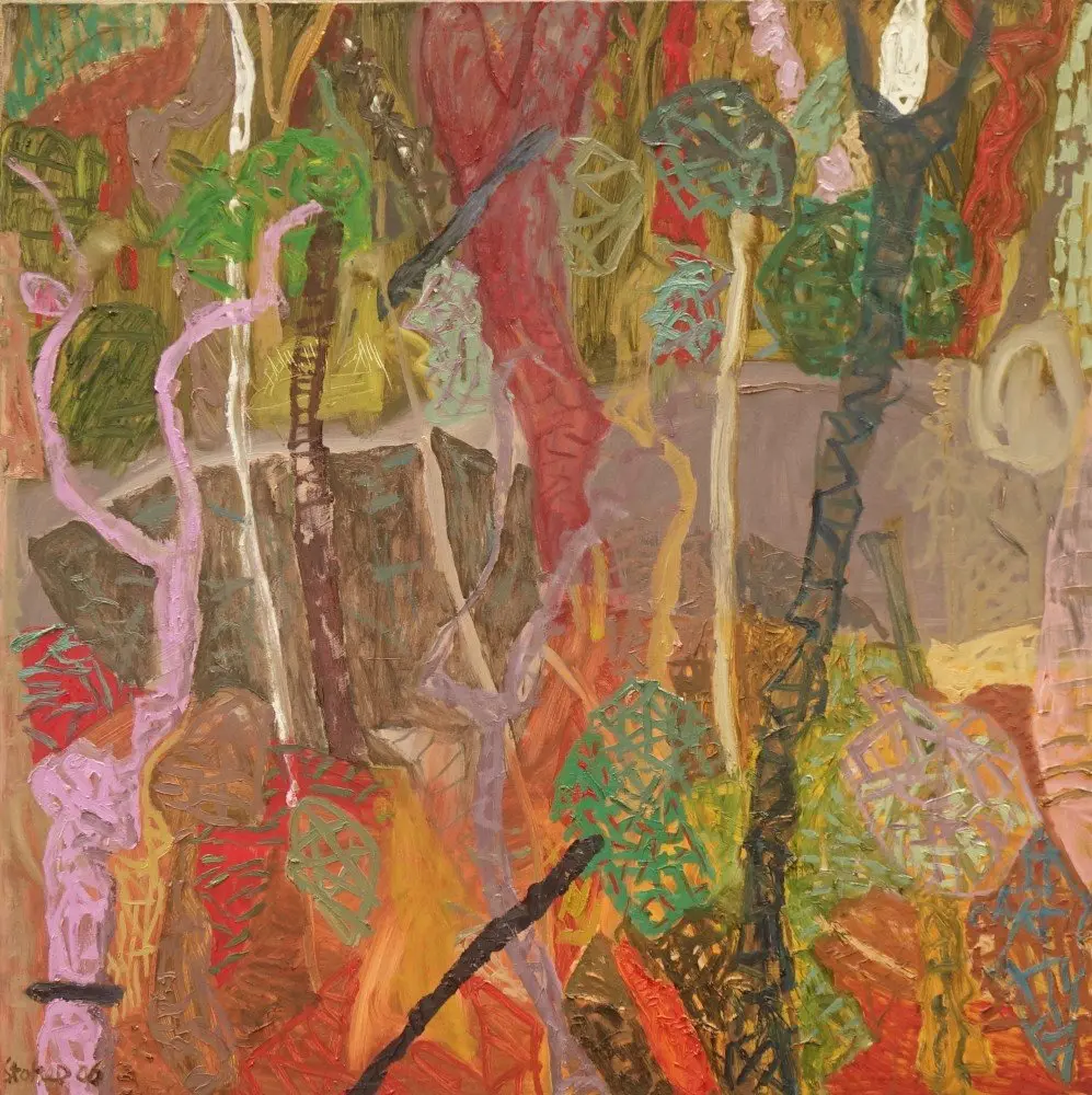 How it keeps singing oil on canvas by artist Sally Stokes