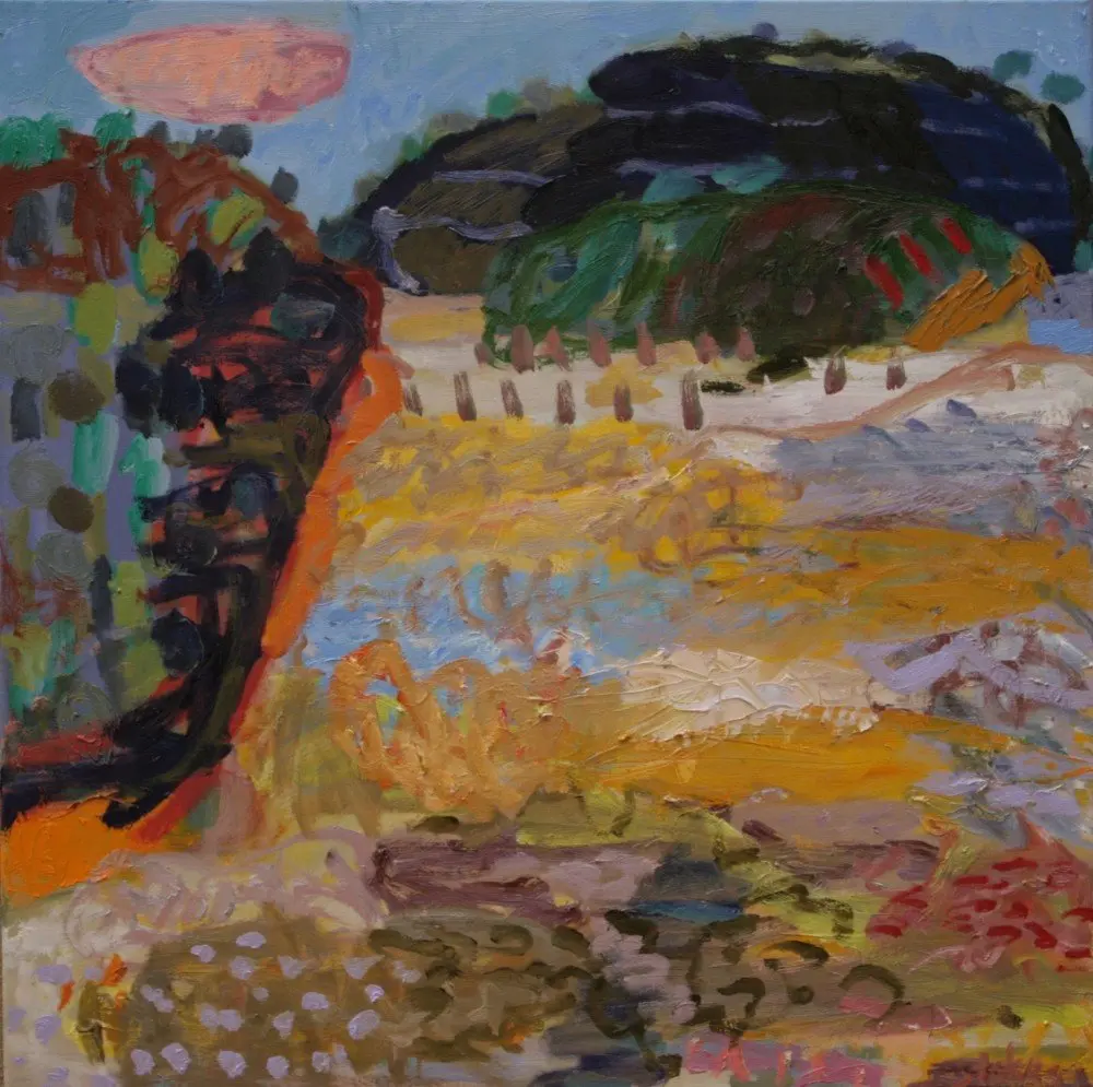 The Moment Between oil on linen by artist Sally Stokes