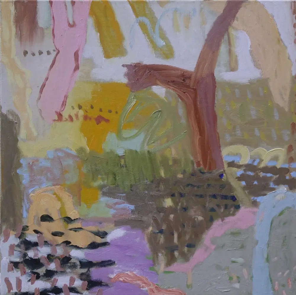 Mangrove dance 2 oil on linen by artist Sally Stokes