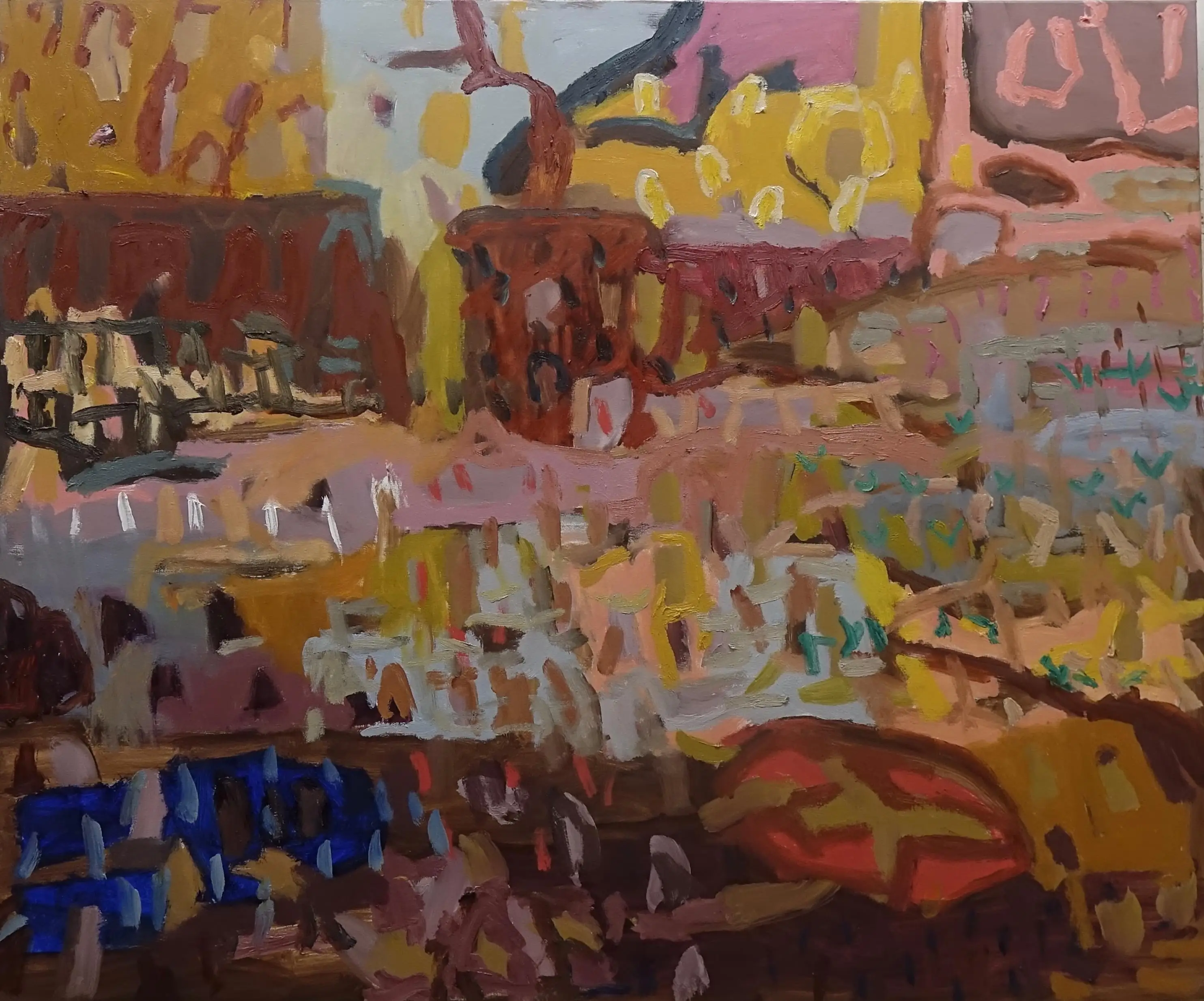 Stokes Symphony oil on canvas 102x122cm
