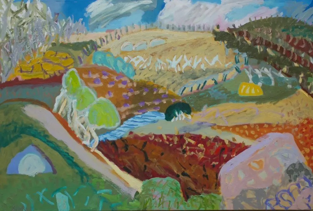High country (SOLD) oil on canvas by artist Sally Stokes