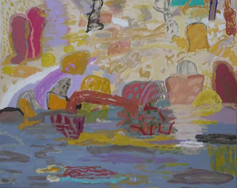Thirst oil on canvas by artist Sally Stokes