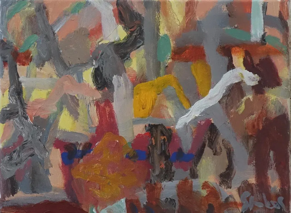 Source acrylic on canvas by artist Sally Stokes