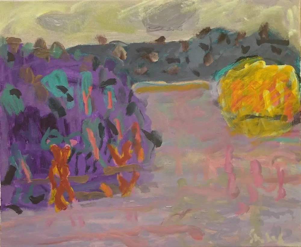 Worthy of being acrylic on canvas by artist Sally Stokes
