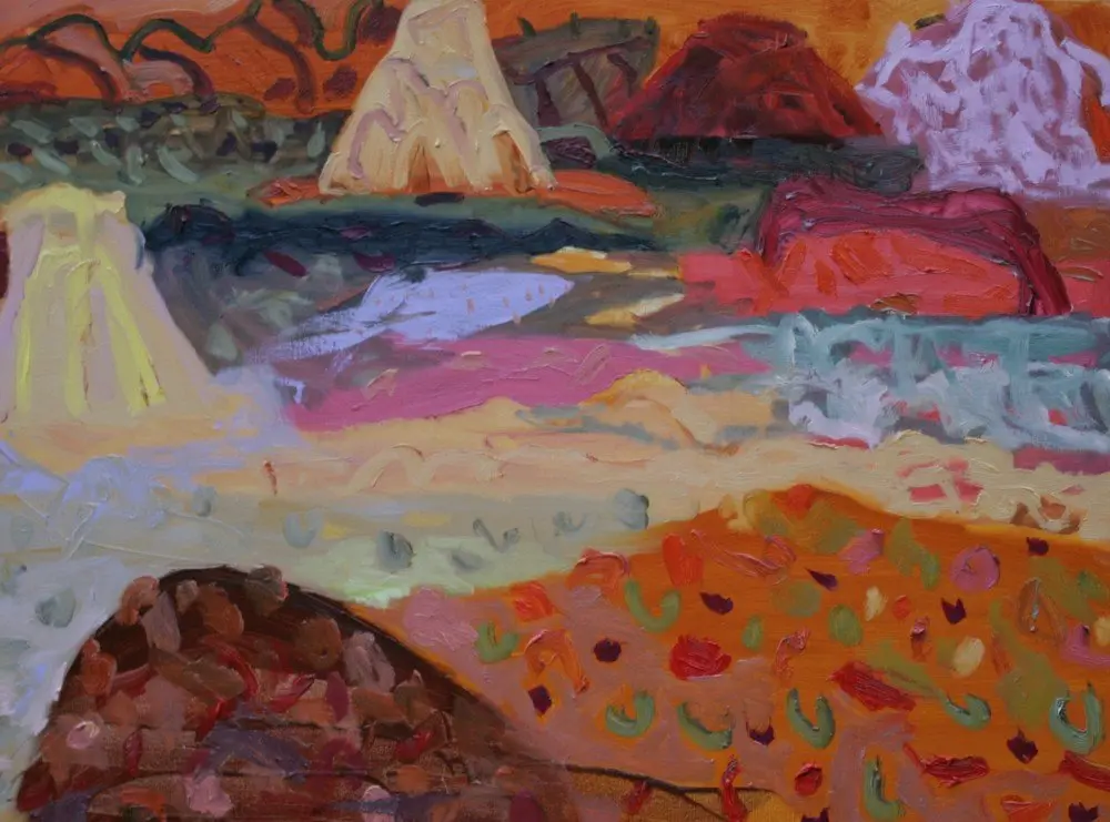 Poddy Creek oil on linen by artist Sally Stokes