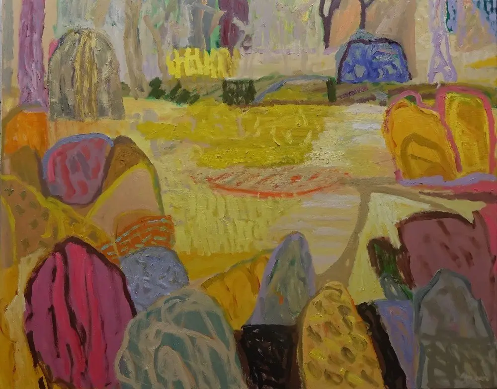 This one  oil on canvas by artist Sally Stokes