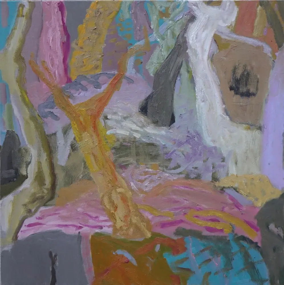 Still there oil on linen by artist Sally Stokes