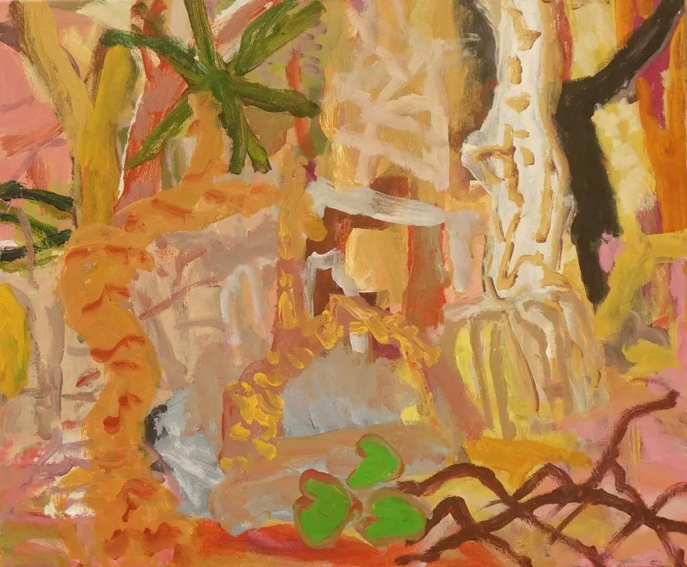 Whisper (SOLD) acrylic on canvas by artist Sally Stokes