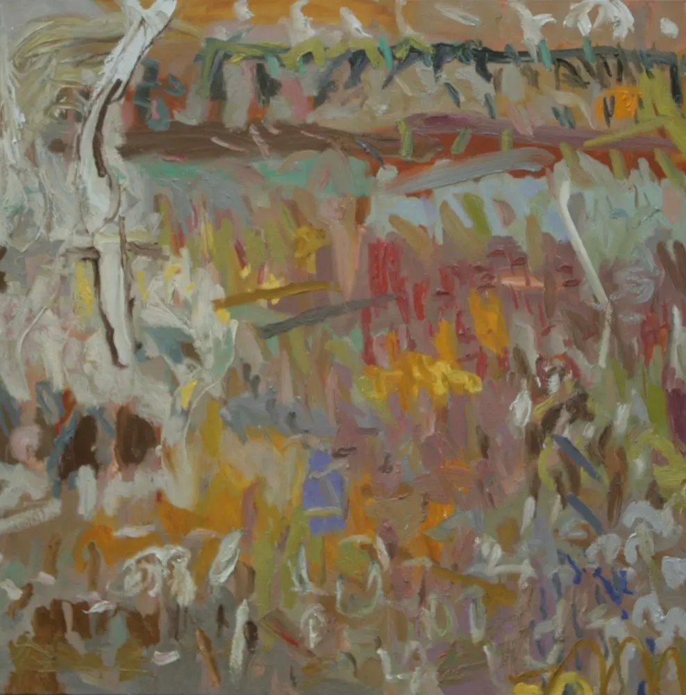 Mangroves oil on linen by artist Sally Stokes