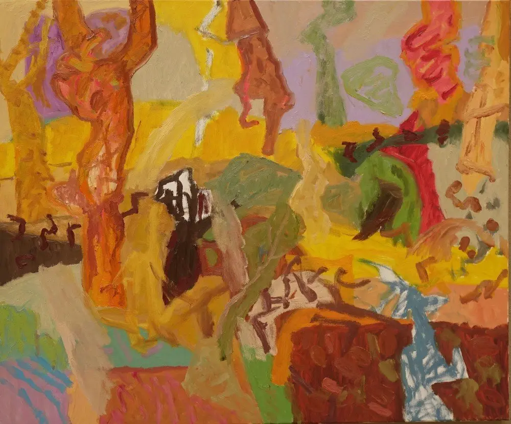 More than ever oil on canvas by artist Sally Stokes