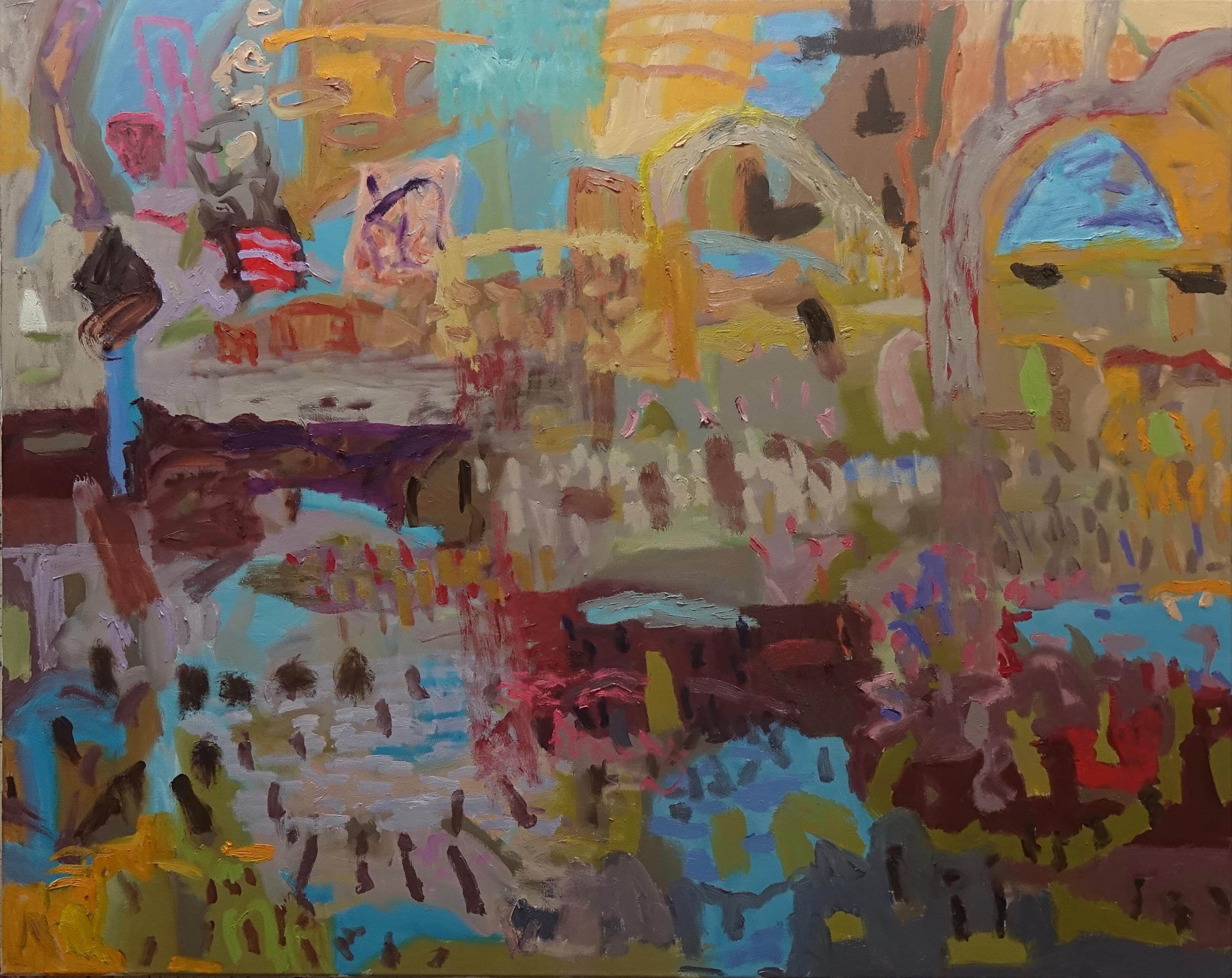 Stokes This morning oil on canvas 122x152cm