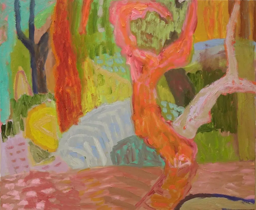 Speaking of destiny oil on canvas by artist Sally Stokes