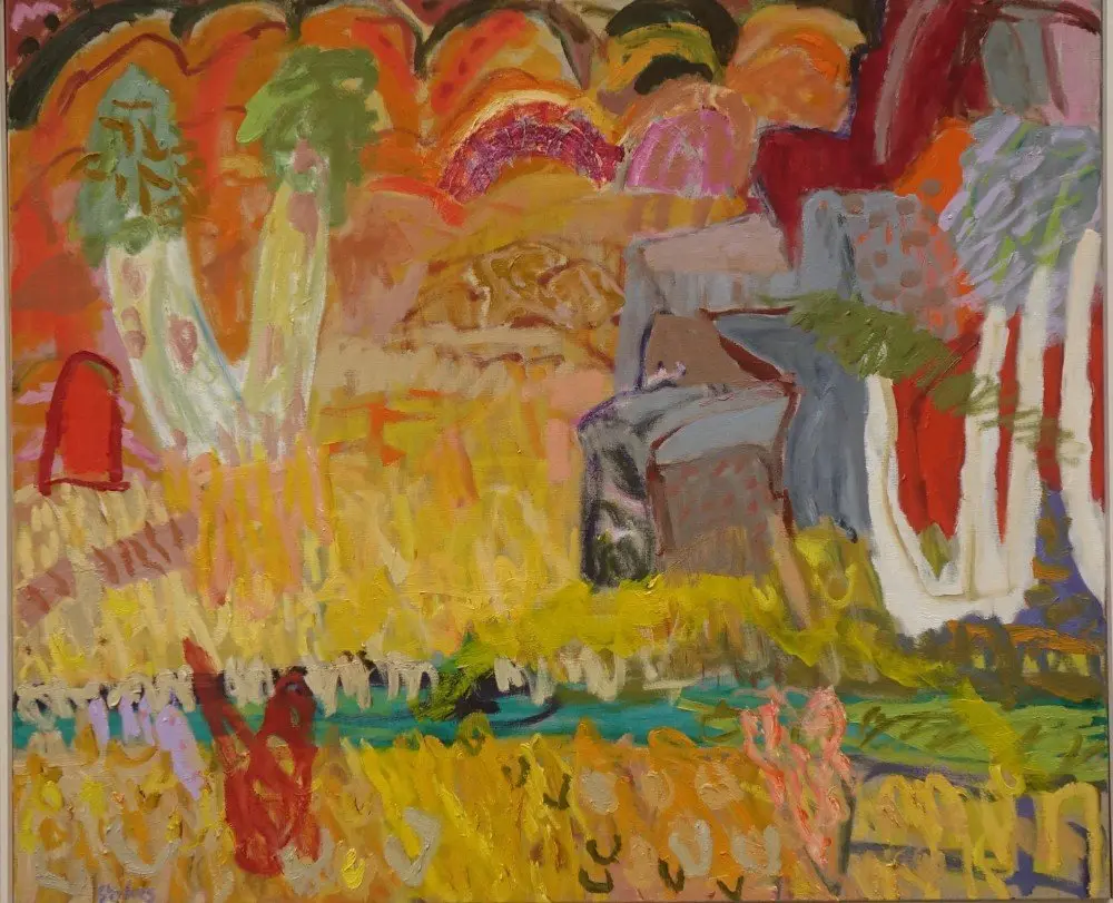 A thousand mornings (SOLD) oil on linen by artist Sally Stokes