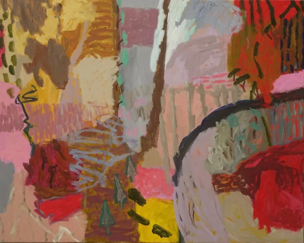 Each day oil on canvas by artist Sally Stokes