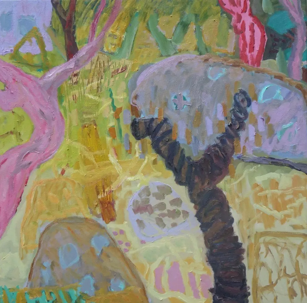 Unreachable oil on canvas by artist Sally Stokes