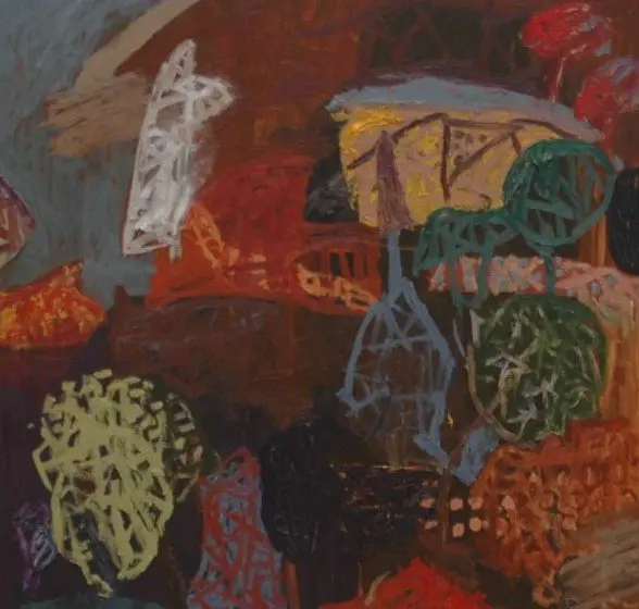 Dark River (SOLD) Oil on canvas by artist Sally Stokes