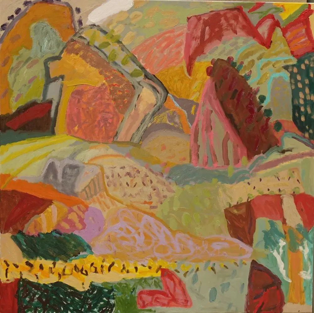 Who can prevail oil on canvas by artist Sally Stokes