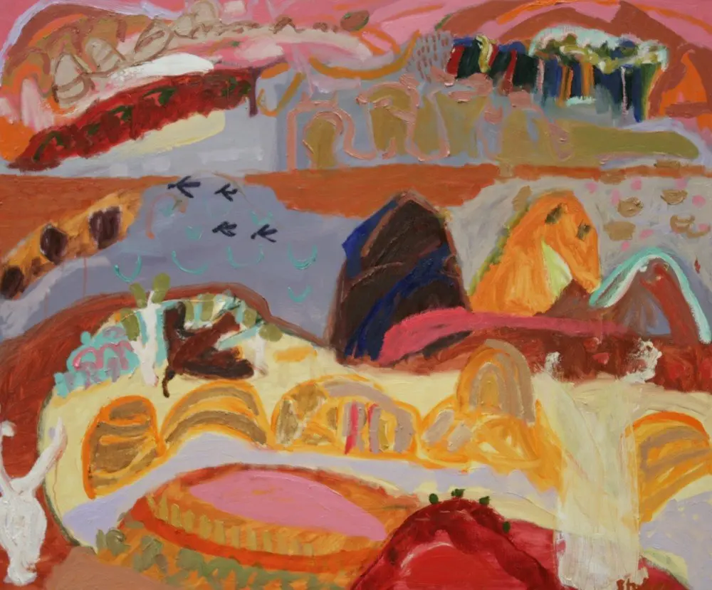 Gibb River Road oil on linen by artist Sally Stokes