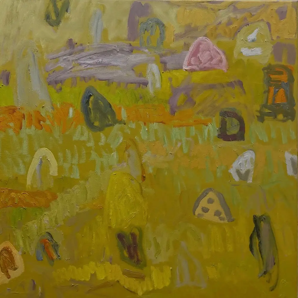 Silence  oil on canvas by artist Sally Stokes