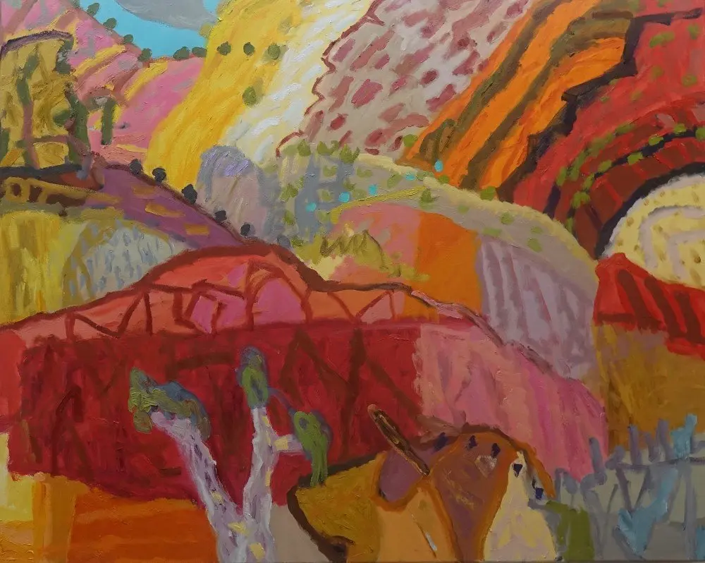 Somewhere there is (SOLD)  oil on canvas by artist Sally Stokes