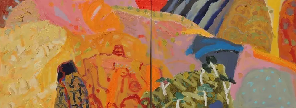 Trephina Bluff 2 oil on canvas by artist Sally Stokes