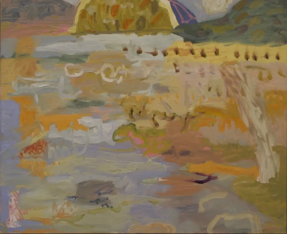 Brooklyn 2 oil on linen by artist Sally Stokes