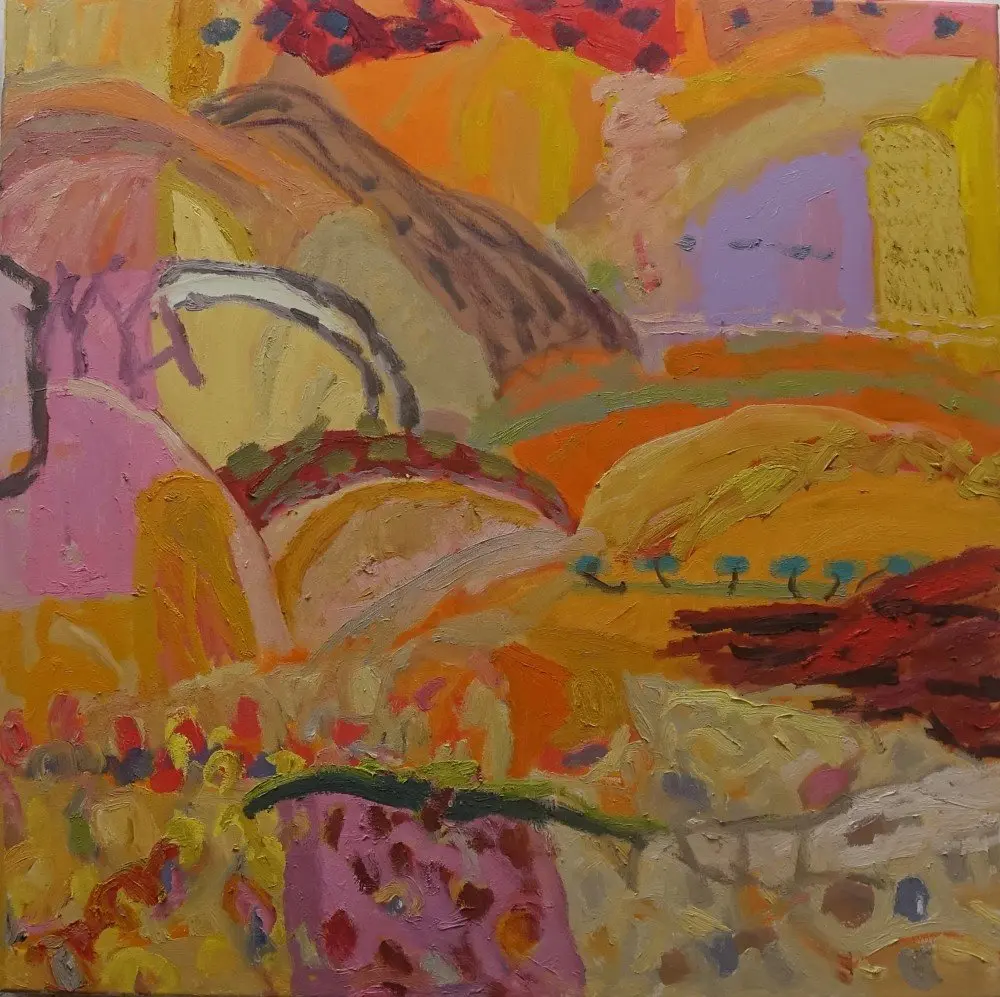 Memory oil on canvas by artist Sally Stokes