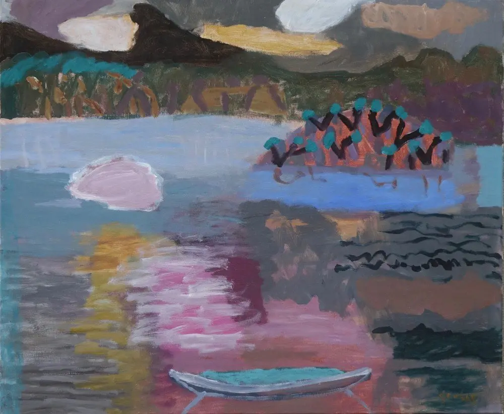 Quite often acrylic on canvas by artist Sally Stokes