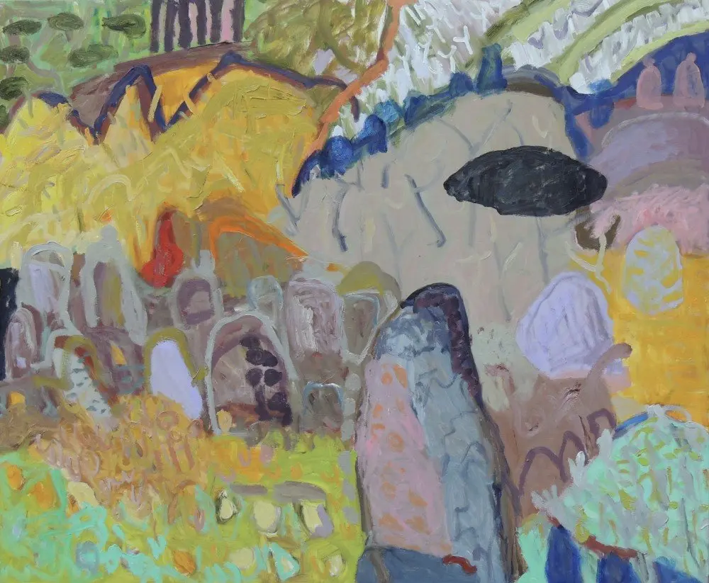 Ramshead 2 (SOLD) oil on canvas by artist Sally Stokes