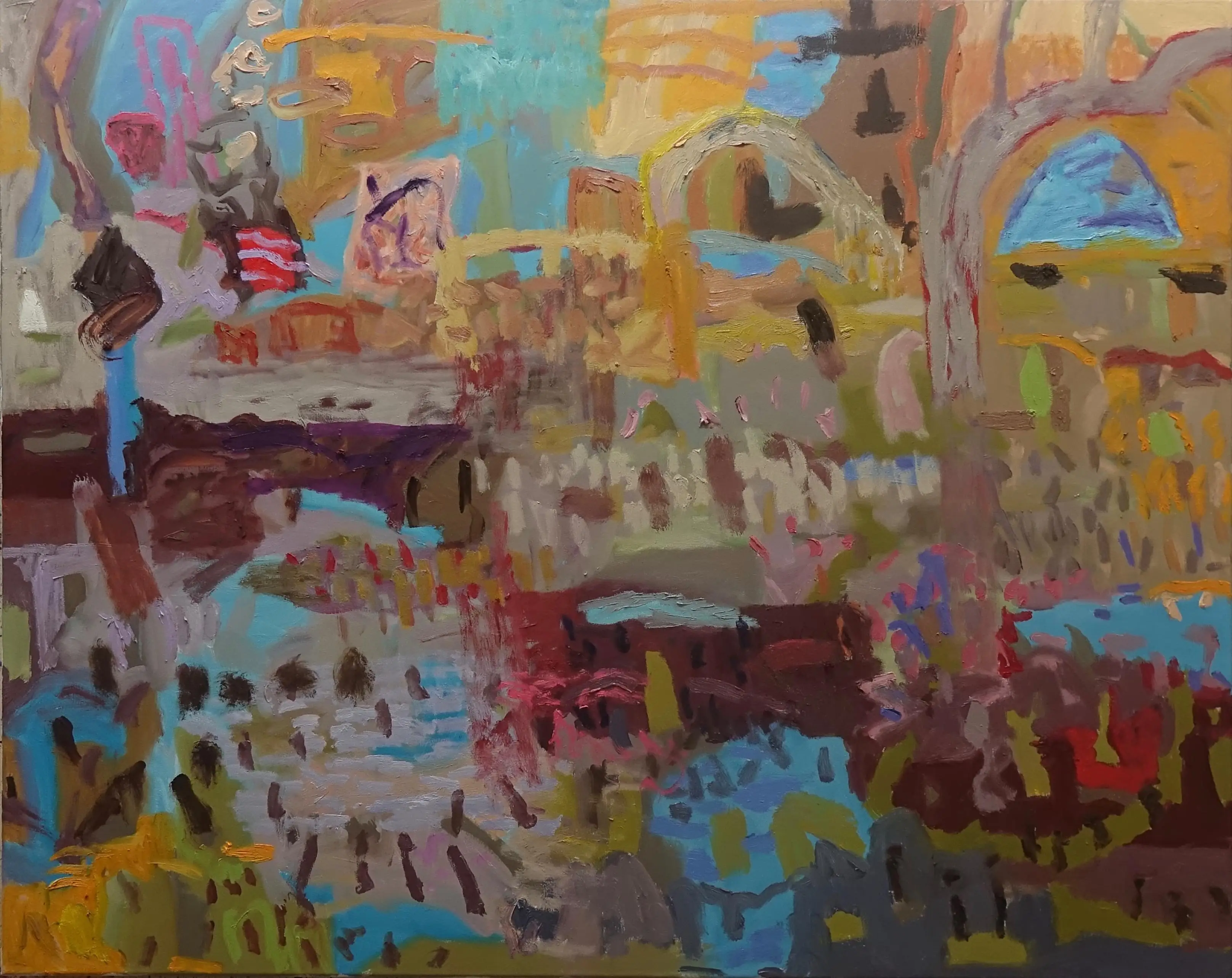 Stokes This morning oil on canvas 122x152cm