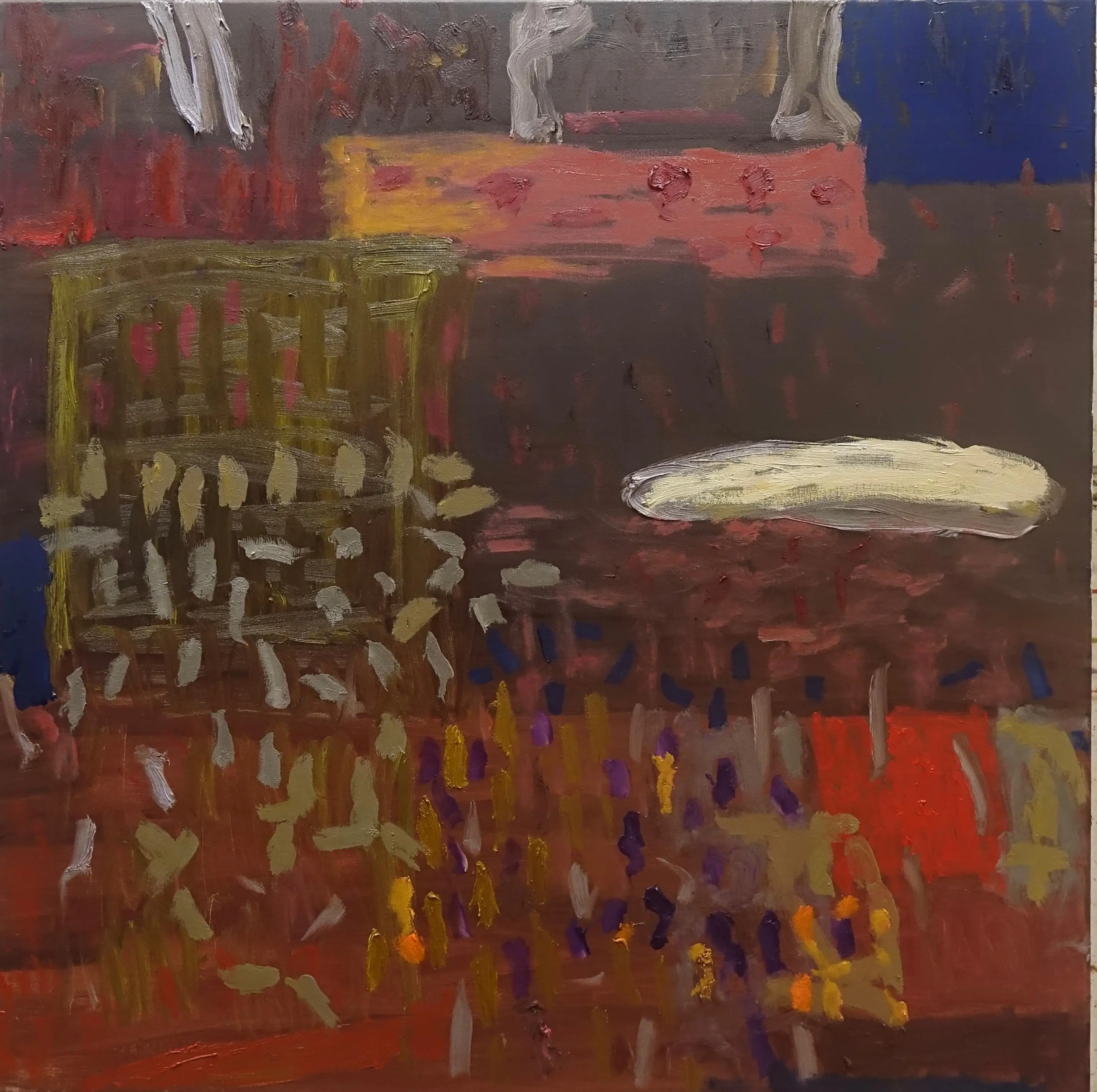 Stokes Shadow light oil on canvas 92x92cm