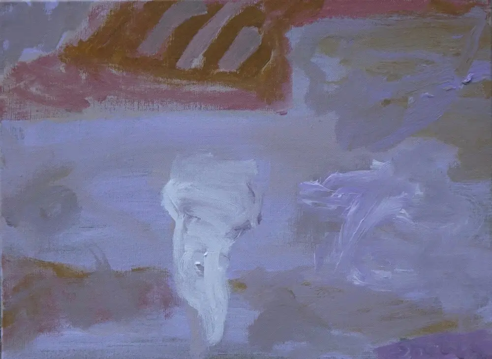 Unbroken acrylic on linen by artist Sally Stokes