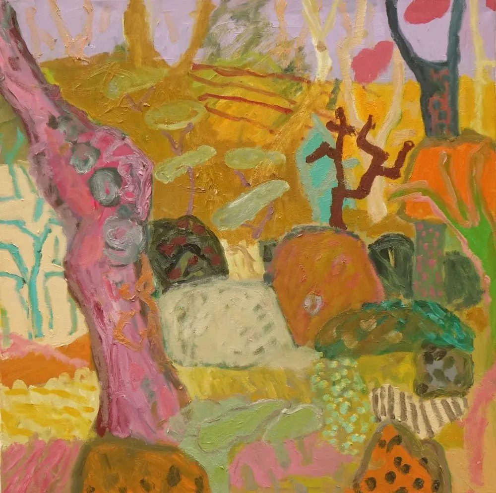 Joyfulness (SOLD)  oil on canvas by artist Sally Stokes