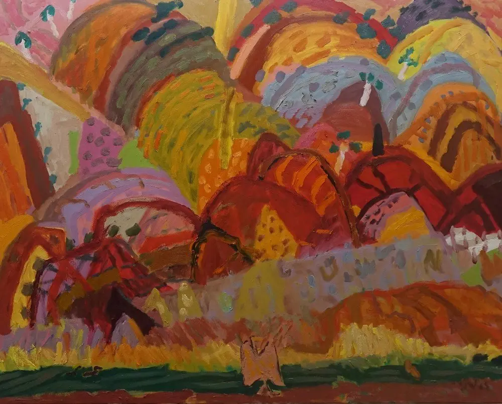 Majestic  oil on canvas by artist Sally Stokes