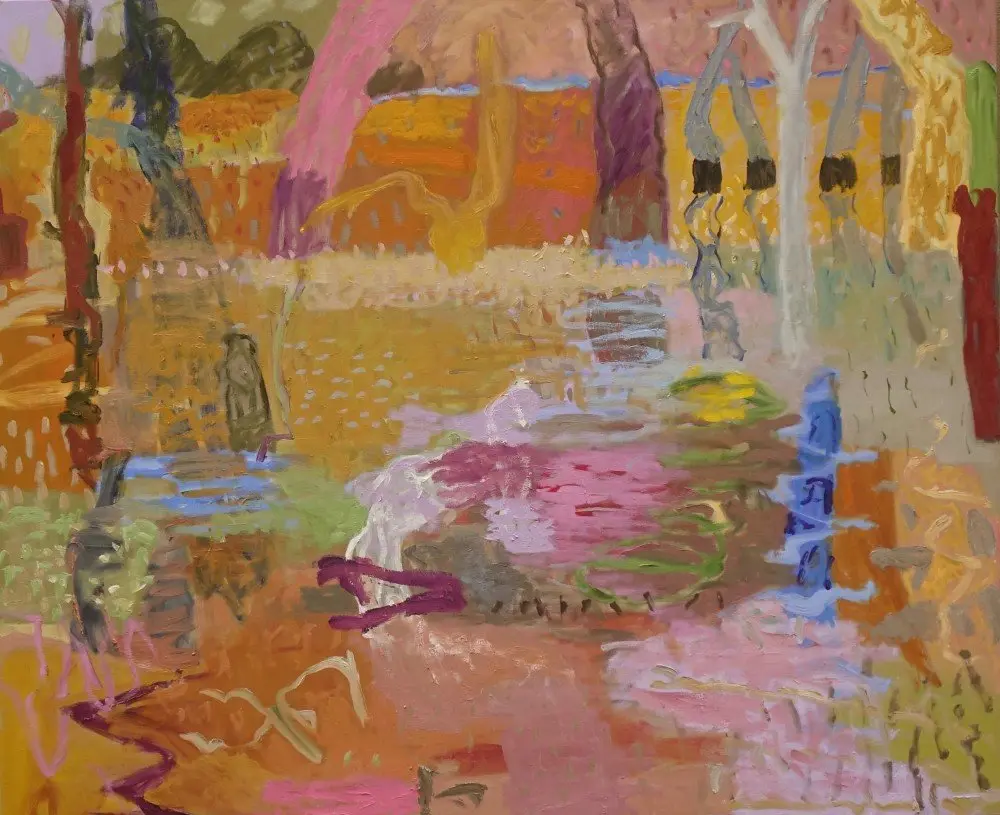 Summer tides (SOLD) oil on linen by artist Sally Stokes
