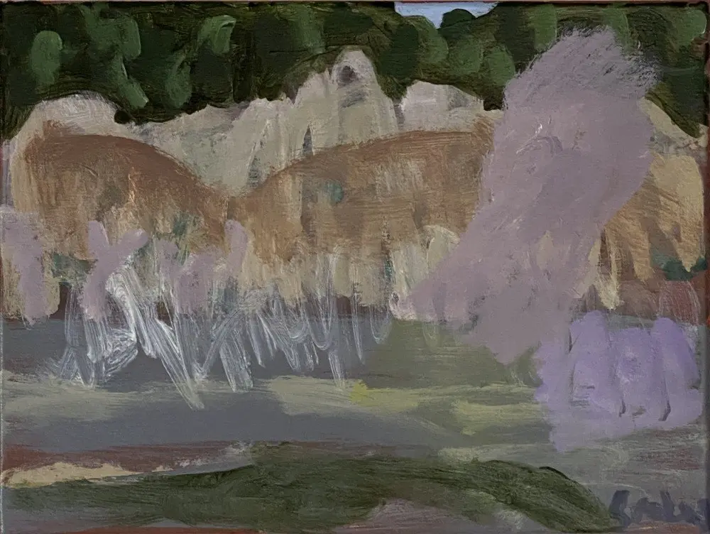 Now we are  Acrylic on canvas by artist Sally Stokes