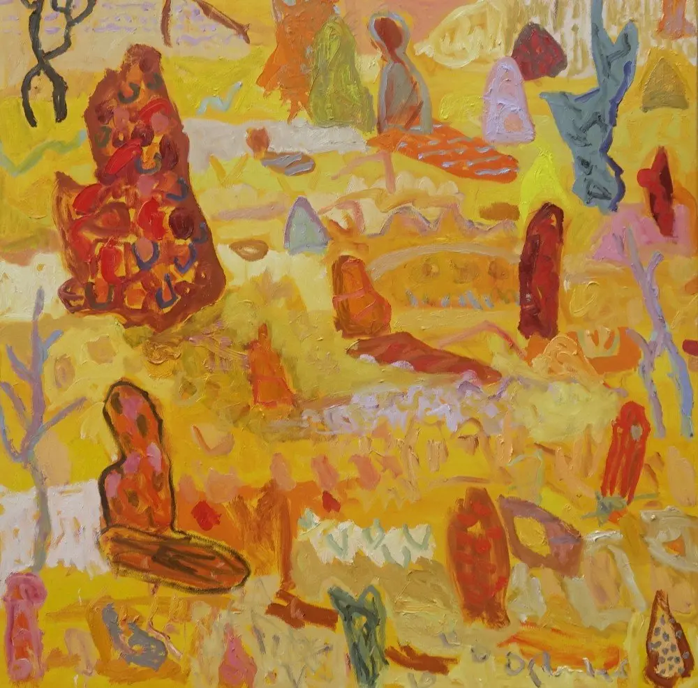 Almost a moment (SOLD) oil on canvas by artist Sally Stokes
