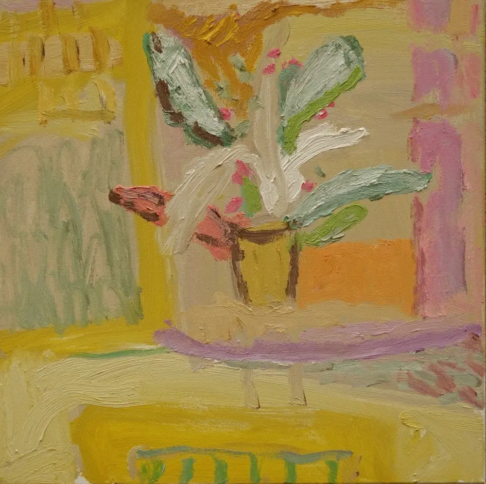 Sunlight moves (SOLD) oil on canvas by artist Sally Stokes