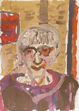Stokes_Portrait 1_gouache on paper_42x30cm
