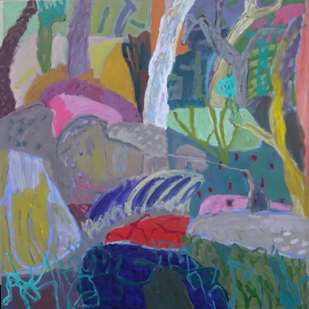 Enchantment (SOLD) oil on linen by artist Sally Stokes