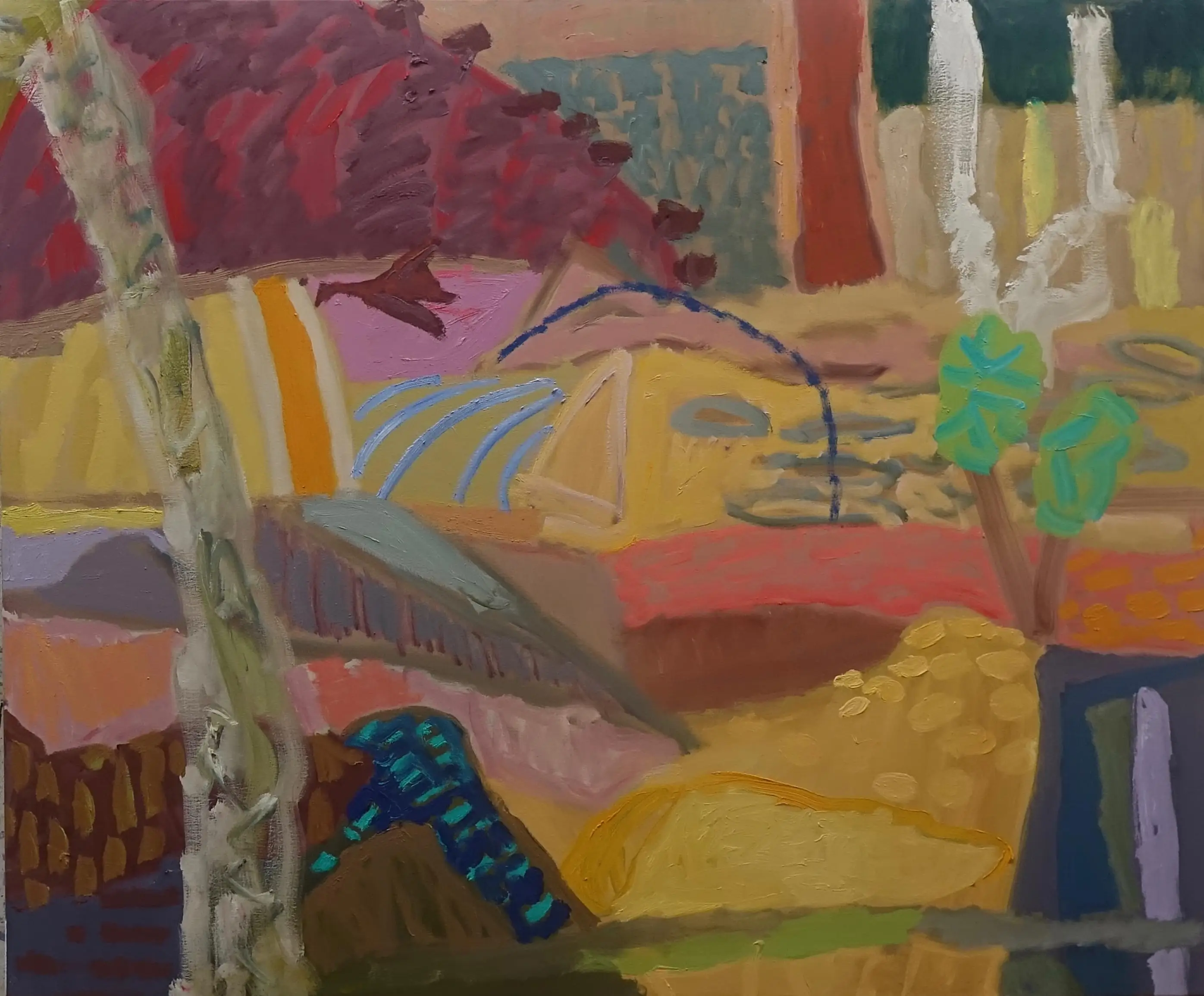 Stokes It becomes memory oil on canvas 102x122cm